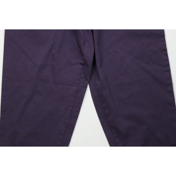 Deadstock Vintage 90s Fila Mens 36x34 Spell Out Baggy Skateboard Jeans Purple - Picture 3 of 13
